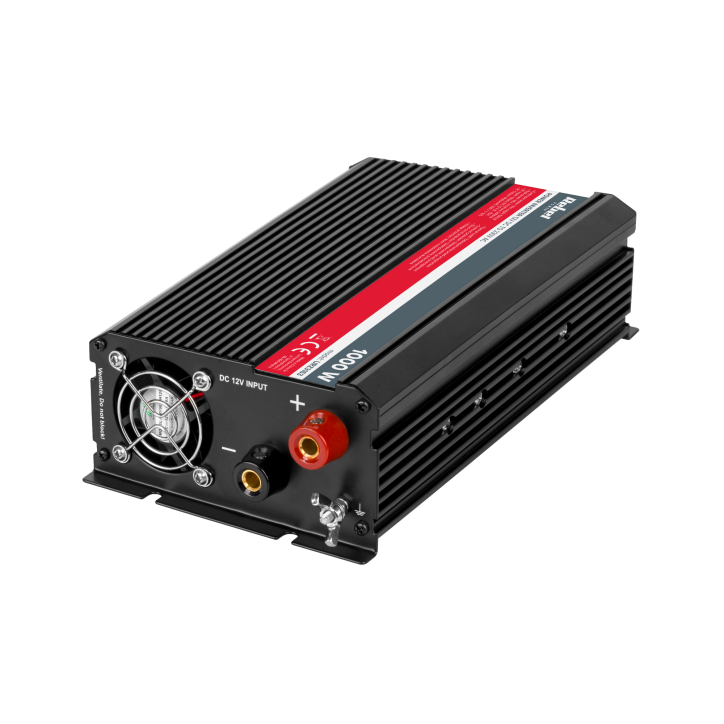 Przetwornica REBEL 12V/230V 1000W (gn. typu F:niemieckie) Przetwornica REBEL 12V/230V 1000W (gn. typu F:niemieckie)
