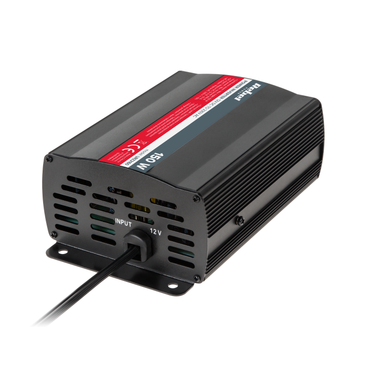Przetwornica REBEL 12V/230V 150W (gn. typu F :niemieckie) Przetwornica REBEL 12V/230V 150W (gn. typu F :niemieckie)