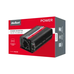 Przetwornica REBEL 12V/230V 300W (gn. typu F :niemieckie)