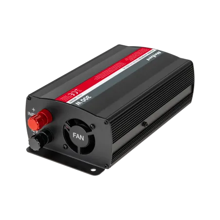 Przetwornica REBEL 12V/230V 300W(gn. typu E:polskie, francuskie)