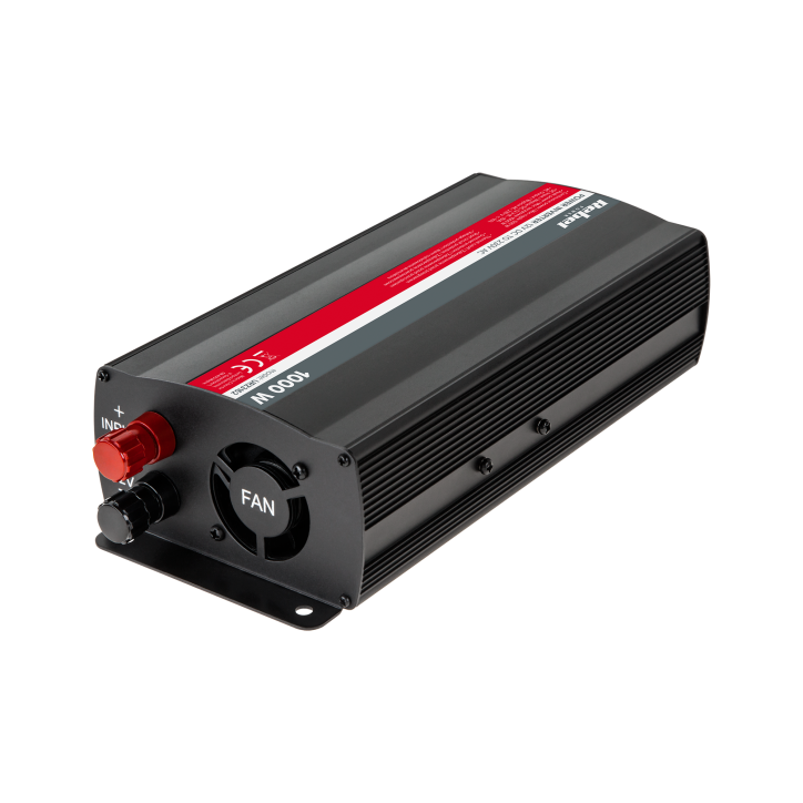 Przetwornica REBEL 12V/230V 500W (gn. typu F :niemieckie) Przetwornica REBEL 12V/230V 500W (gn. typu F :niemieckie)