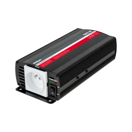 Przetwornica REBEL 12V/230V 500W(gn. typu E:polskie, francuskie)