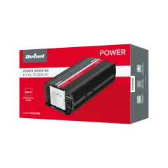 Przetwornica REBEL 12V/230V 500W(gn. typu E:polskie, francuskie)