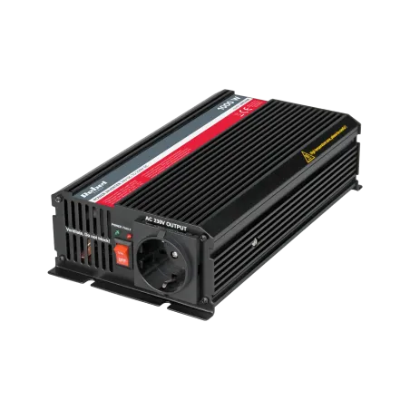 Przetwornica REBEL 24V/230V 1000W(gn. typu F:niemieckie)