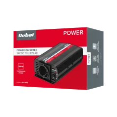 Przetwornica REBEL 24V/230V 300W (gn. typu F:niemieckie)