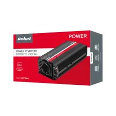 Przetwornica REBEL 24V/230V 500W(gn. typu F:niemieckie)