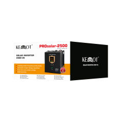 Przetwornica solarna naścienna ( inwerter ) KEMOT PROsolar-2500 ( 24V 230V 25000VA/1800W )