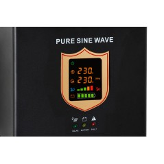 Przetwornica solarna naścienna ( inwerter ) KEMOT PROsolar-2500 ( 24V 230V 25000VA/1800W )