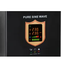 Przetwornica solarna naścienna ( inwerter ) KEMOT PROsolar-2500 ( 24V 230V 25000VA/1800W )