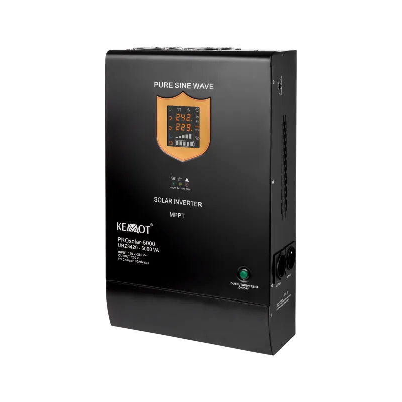 Przetwornica solarna naścienna ( inwerter ) KEMOT PROsolar-5000 ( 48V 230V 5000VA/3500W )