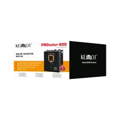 Przetwornica solarna naścienna ( inwerter ) KEMOT PROsolar-800 ( 12V 230V 800VA/500W )