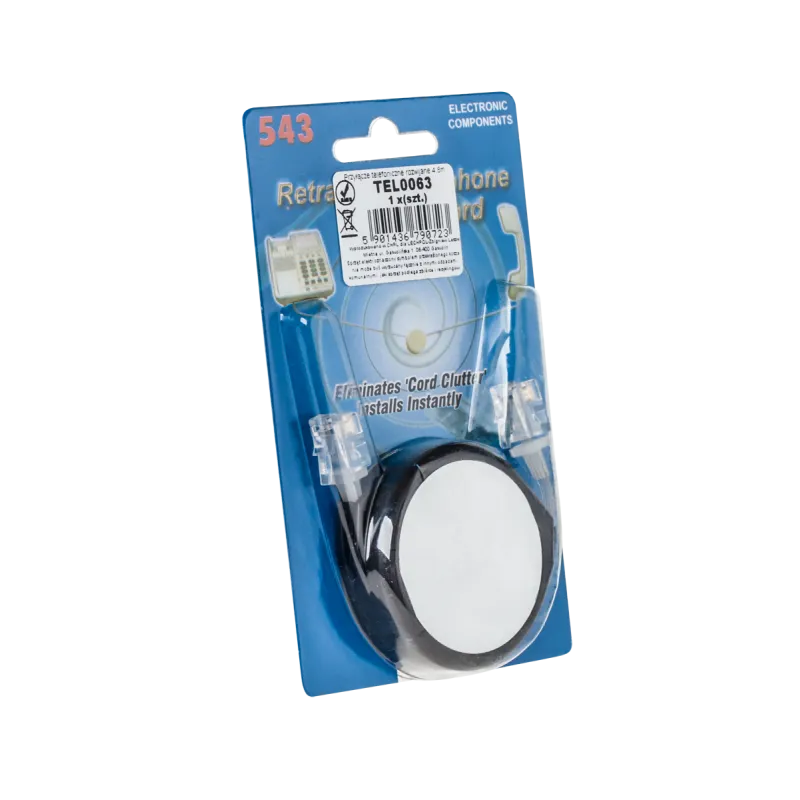 Przyłącze telefoniczne rozwijane 4.8m