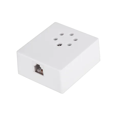 Puszka naścienna belgijska RJ45 + gniazdo telefoniczne Belgijskie