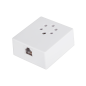 Puszka naścienna belgijska RJ45 + gniazdo telefoniczne Belgijskie Puszka naścienna belgijska RJ45 + gniazdo telefoniczne Belgijskie