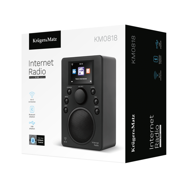 Radio internetowe Kruger&Matz KM0818 Radio internetowe Kruger&Matz KM0818