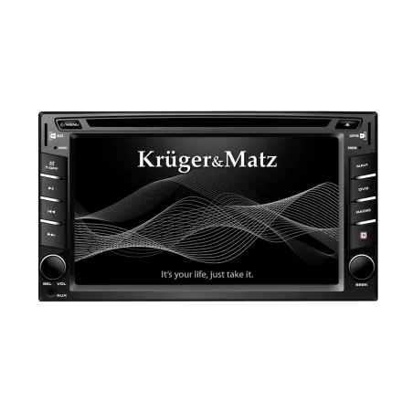 Radio samochodowe Kruger&Matz 2DIN, 6,2" z tunerem DVB-T, GPS, BT