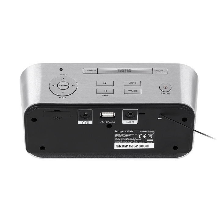 Radiobudzik Kruger&Matz KM1150 , BLUETOOTH , AUX, USB Radiobudzik Kruger&Matz KM1150 , BLUETOOTH , AUX, USB