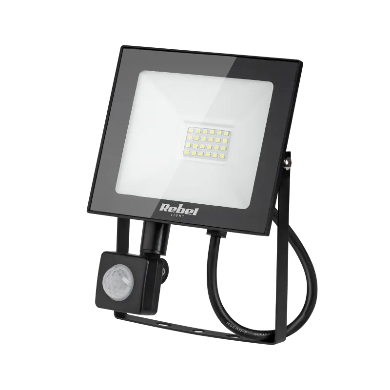 Reflektor LED Rebel 20W (24x2835 SMD), 3000K, z sensorem zmierzchu, 230V Reflektor LED Rebel 20W (24x2835 SMD), 3000K, z sensorem zmierzchu, 230V