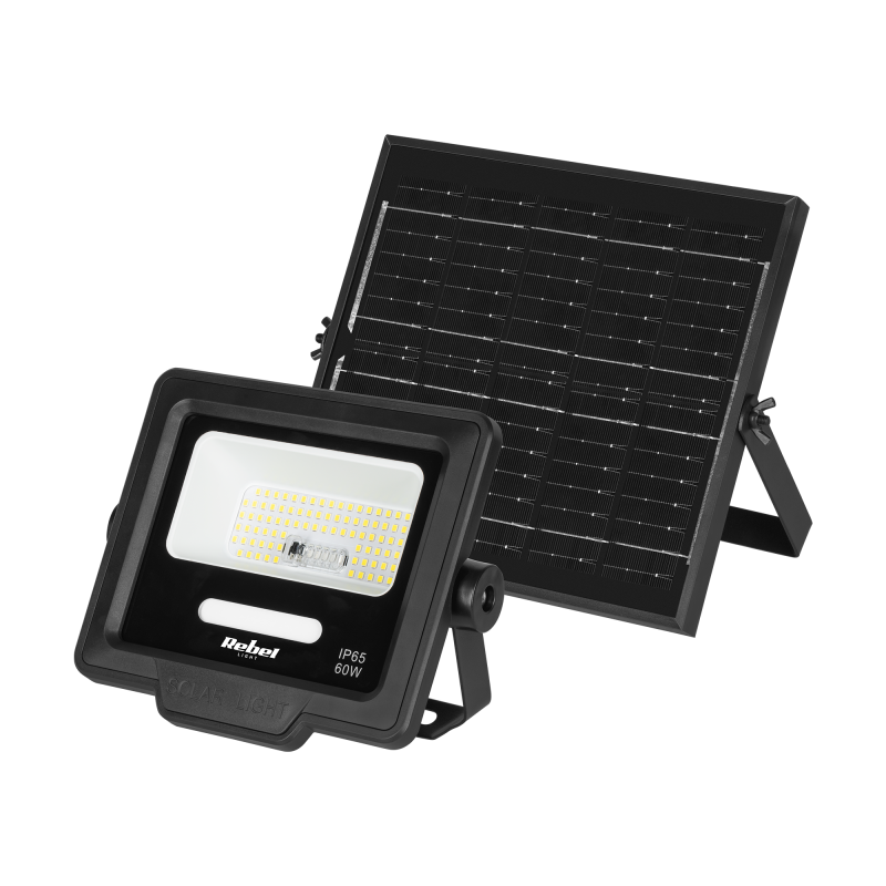 Reflektor solarny Rebel 60 W sterowany pilotem