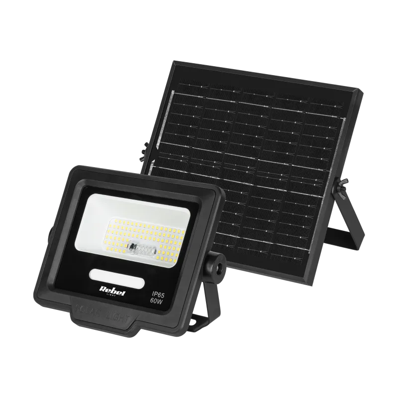 Reflektor solarny Rebel 60 W sterowany pilotem Reflektor solarny Rebel 60 W sterowany pilotem