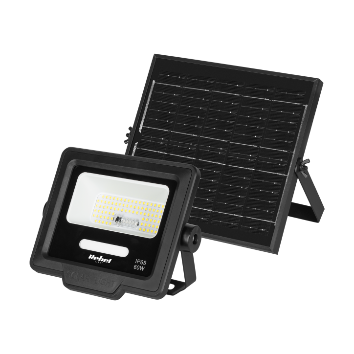 Reflektor solarny Rebel 60 W sterowany pilotem Reflektor solarny Rebel 60 W sterowany pilotem
