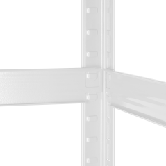 Regał metalowy magazynowy 180x90x40 biały Rebel