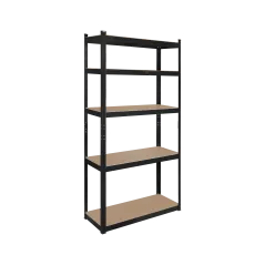Regał metalowy magazynowy 180x90x40 czarny Rebel