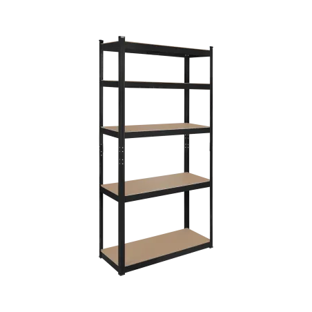 Regał metalowy magazynowy 180x90x40 czarny Rebel