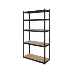 Regał metalowy magazynowy 180x90x40 czarny Rebel