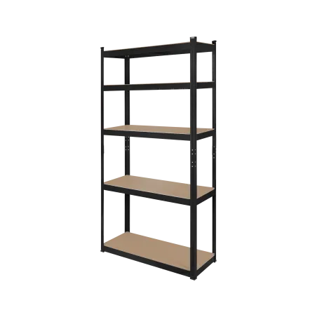 Regał metalowy magazynowy 180x90x40 czarny Rebel