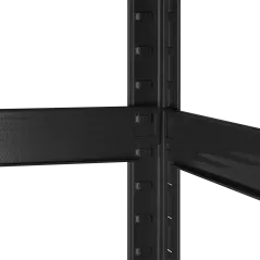 Regał metalowy magazynowy 180x90x40 czarny Rebel