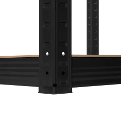 Regał metalowy magazynowy 180x90x40 czarny Rebel