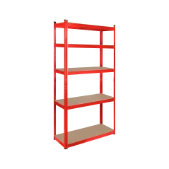 Regał metalowy magazynowy 180x90x40 czerwony Rebel