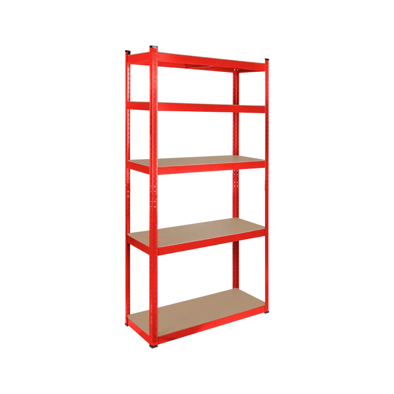 Regał metalowy magazynowy 180x90x40 czerwony Rebel Regał metalowy magazynowy 180x90x40 czerwony Rebel
