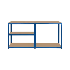 Regał metalowy magazynowy 180x90x40 niebieski Rebel