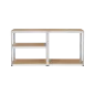 Regał metalowy magazynowy 180x90x40 srebrny Rebel Regał metalowy magazynowy 180x90x40 srebrny Rebel