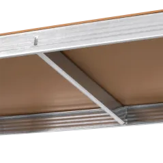 Regał metalowy magazynowy 180x90x40 srebrny Rebel