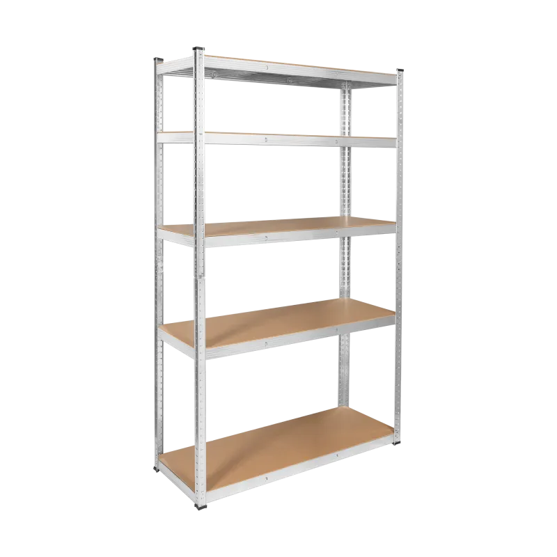 Regał metalowy magazynowy 205x120x45 srebrny Rebel Regał metalowy magazynowy 205x120x45 srebrny Rebel