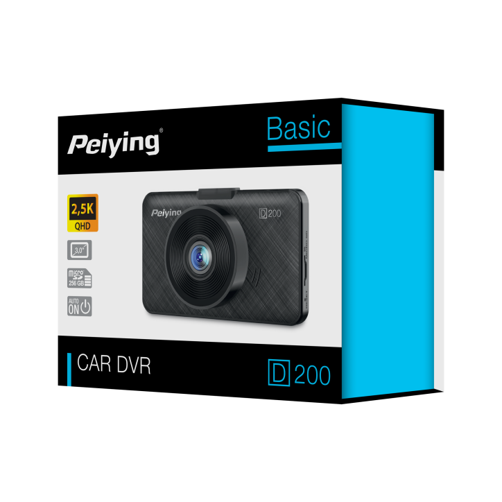 Rejestrator samochodowy Peiying Basic D200 2.5K Rejestrator samochodowy Peiying Basic D200 2.5K