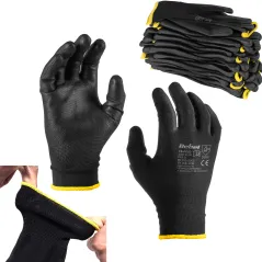 Rękawice robocze poliuretanowe CS-P002 r.8 M (12kpl.) - Rebel - Sklep z polskimi produktami