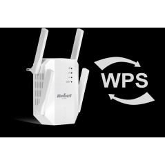 Repeater - wzmacniacz sieci bezprzewodowej 2.4+5 GHz Rebel