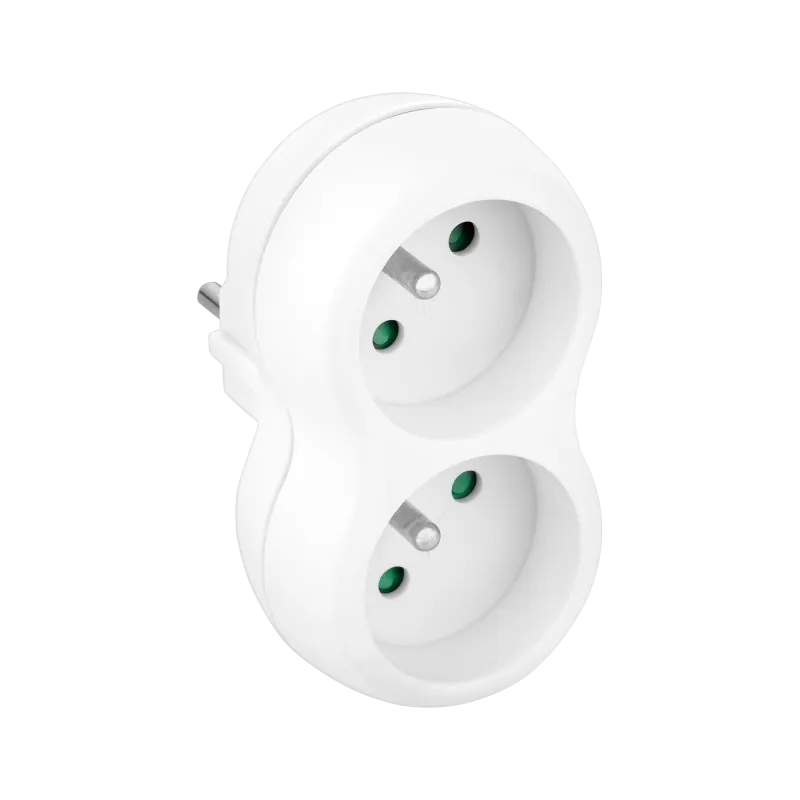 Rozgałęziacz sieciowy x 2 gn. R-20CA Rozgałęziacz sieciowy x 2 gn. R-20CA