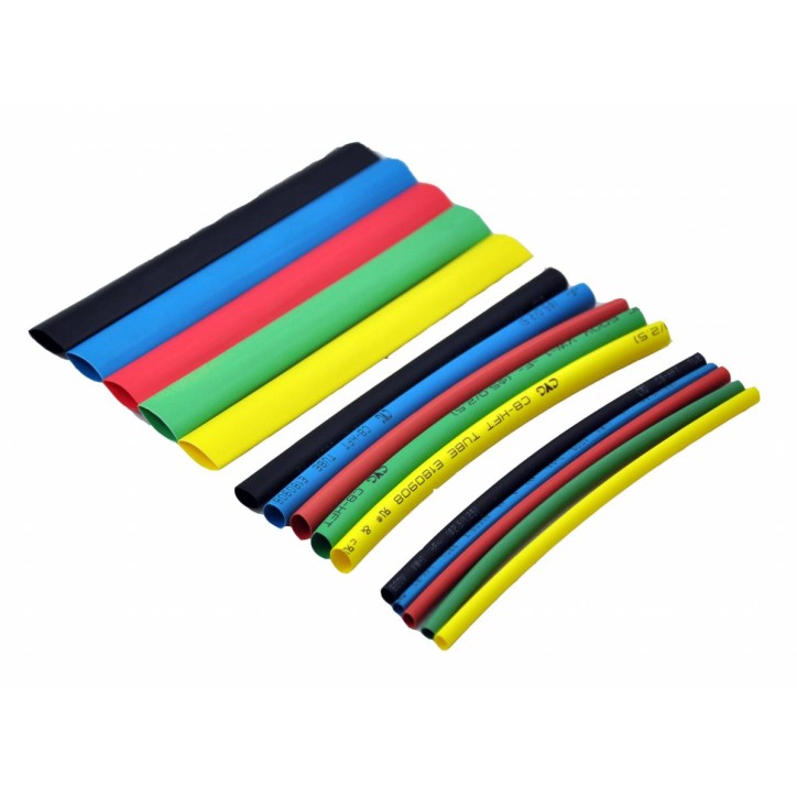 Rurki termokurczliwe 2,5 mm-10cm żółte Rurki termokurczliwe 2,5 mm-10cm żółte