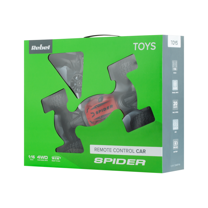 Samochód zdalnie sterowany REBEL SPIDER Samochód zdalnie sterowany REBEL SPIDER