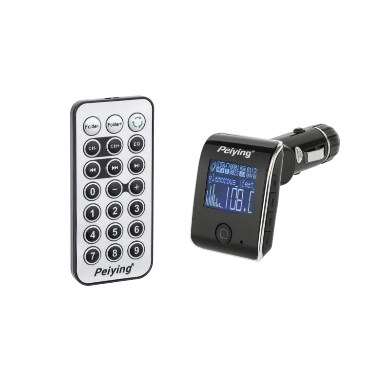 Samochodowy transmiter FM z wyświetlaczem 1,4", RDS