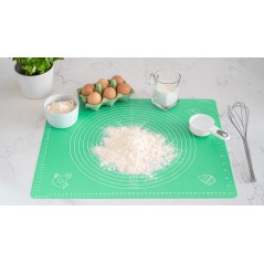 Silikonowa stolnica 50x40 cm zielona
