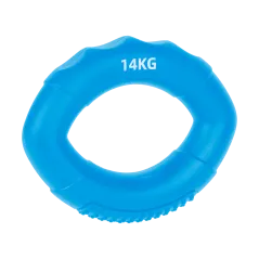 Silikonowy ściskacz do rąk do rehabilitacji rąk, 0 - 14 kg , niebieski , REBEL ACTIVE