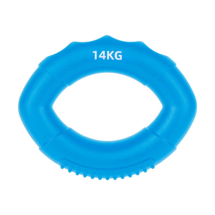 Silikonowy ściskacz do rehabilitacji rąk, 0 - 14 kg , niebieski , REBEL ACTIVE Silikonowy ściskacz do rehabilitacji rąk, 0 - 14 kg , niebieski , REBEL ACTIVE