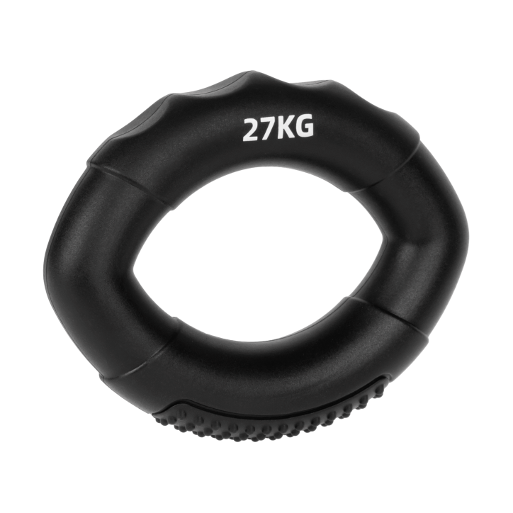 Silikonowy ściskacz do rehabilitacji rąk, 0 - 27 kg , czarny , REBEL ACTIVE Silikonowy ściskacz do rehabilitacji rąk, 0 - 27 kg , czarny , REBEL ACTIVE