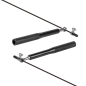 Skakanka bokserska aluminiowa z matalowym łożyskiem 3m regulowana, REBEL ACTIVE Skakanka bokserska aluminiowa z matalowym łożyskiem 3m regulowana, REBEL ACTIVE